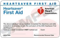 Heartsaver First Aid training in southeast Michigan