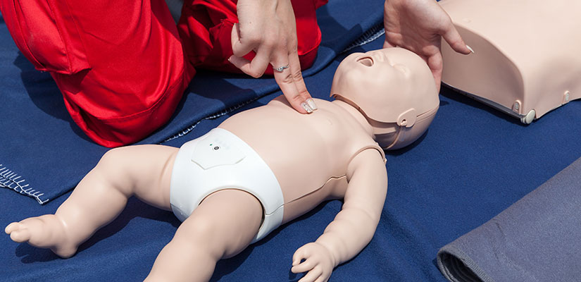 infant cpr training dummy